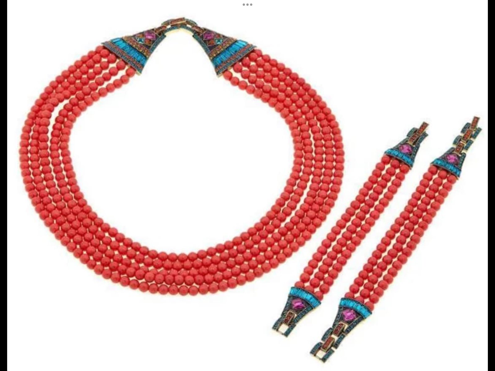 Heidi Daus “ age of Elegance “ featured in coral