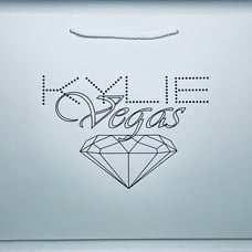 Kylie Minogue Vegas Carrier Bag - White and Silver
