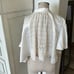 Vintage Miss Dior L 1970s lace back bed lingerie jacket cropped kimono
