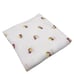 Aden + Anais red yellow bird muslin swaddle baby blanket 100% cotton pink RARE