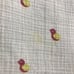 Aden + Anais red yellow bird muslin swaddle baby blanket 100% cotton pink RARE