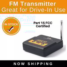 FM Transmitter - Great for drive in chur