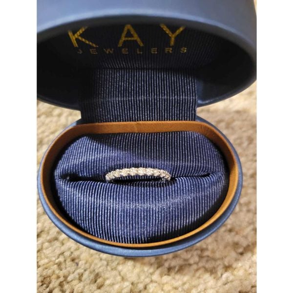 The LEO Diamond wedding band/ Lifetime warranty