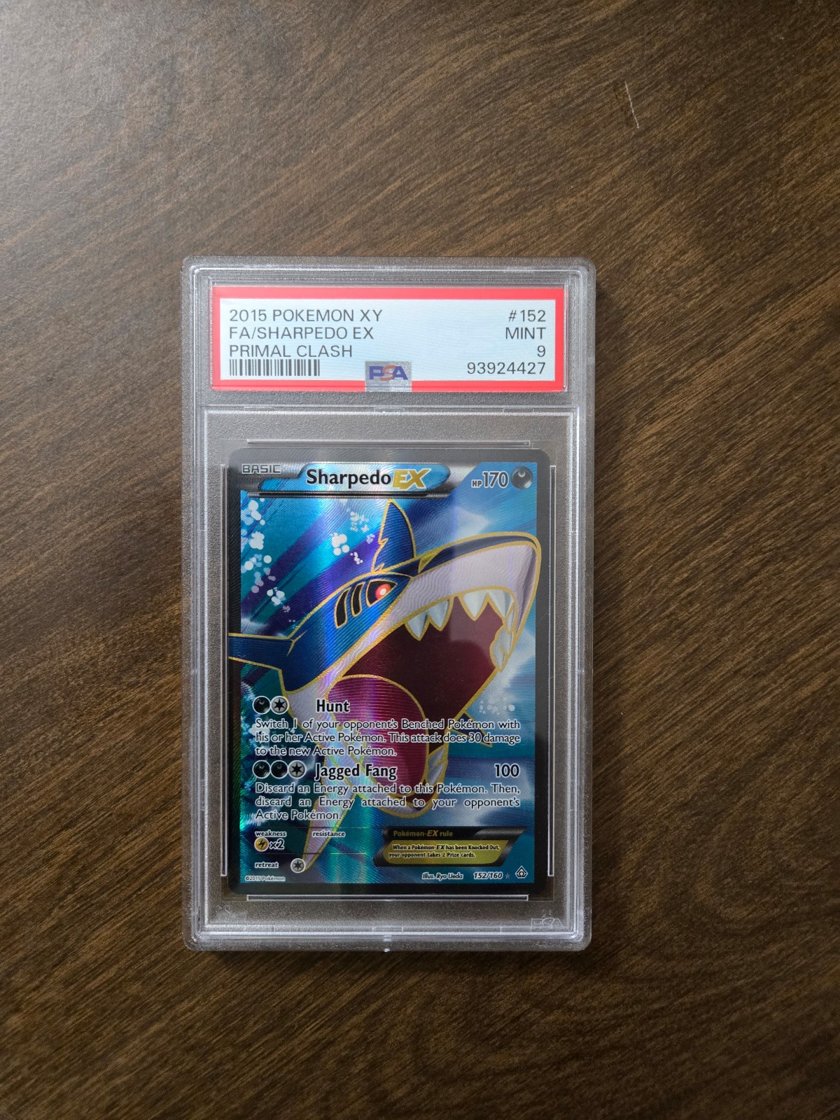 Sharpedo EX Psa 9