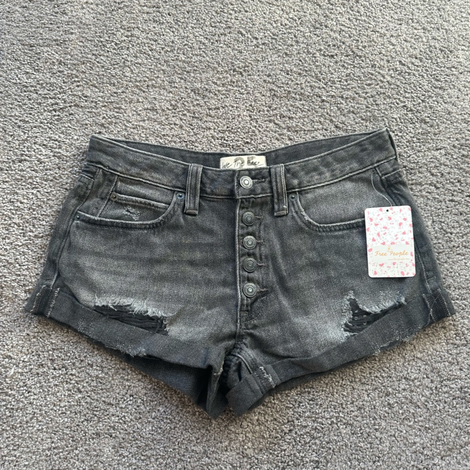 NWT: Free People Romeo Rolled Cut Off Shorts