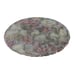 Glass Rainbow Colored Decorative Platter, 13 Inch