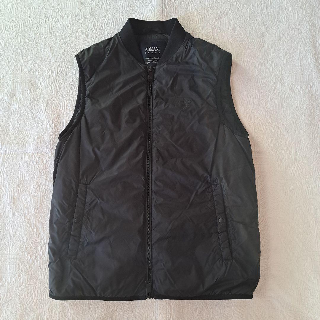 ARMANI JEANS Best Black 2-Pocket Double Zipper Size 44