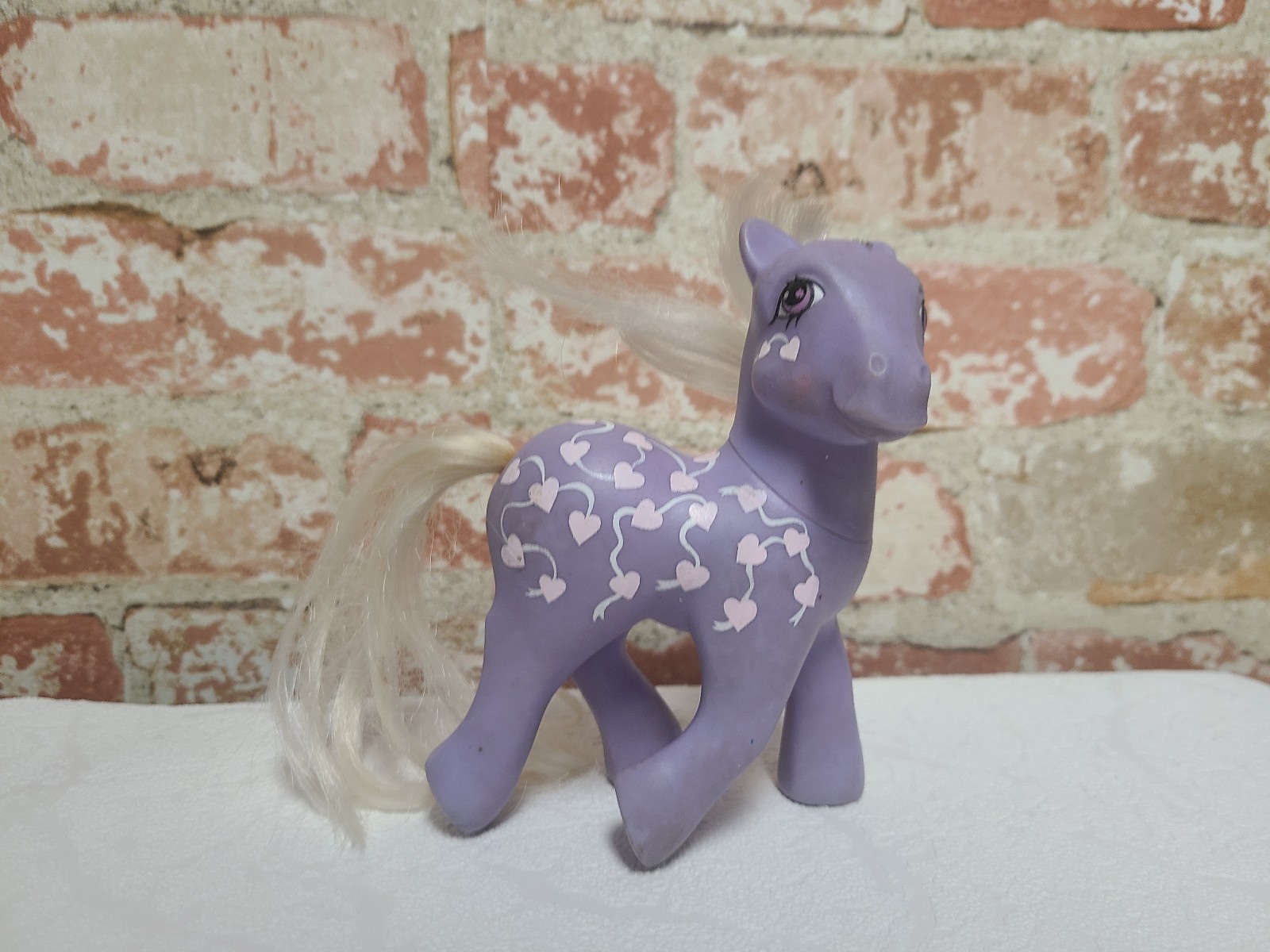 My Little Pony VTG Vintage Style Purple Horse Pony 1987
