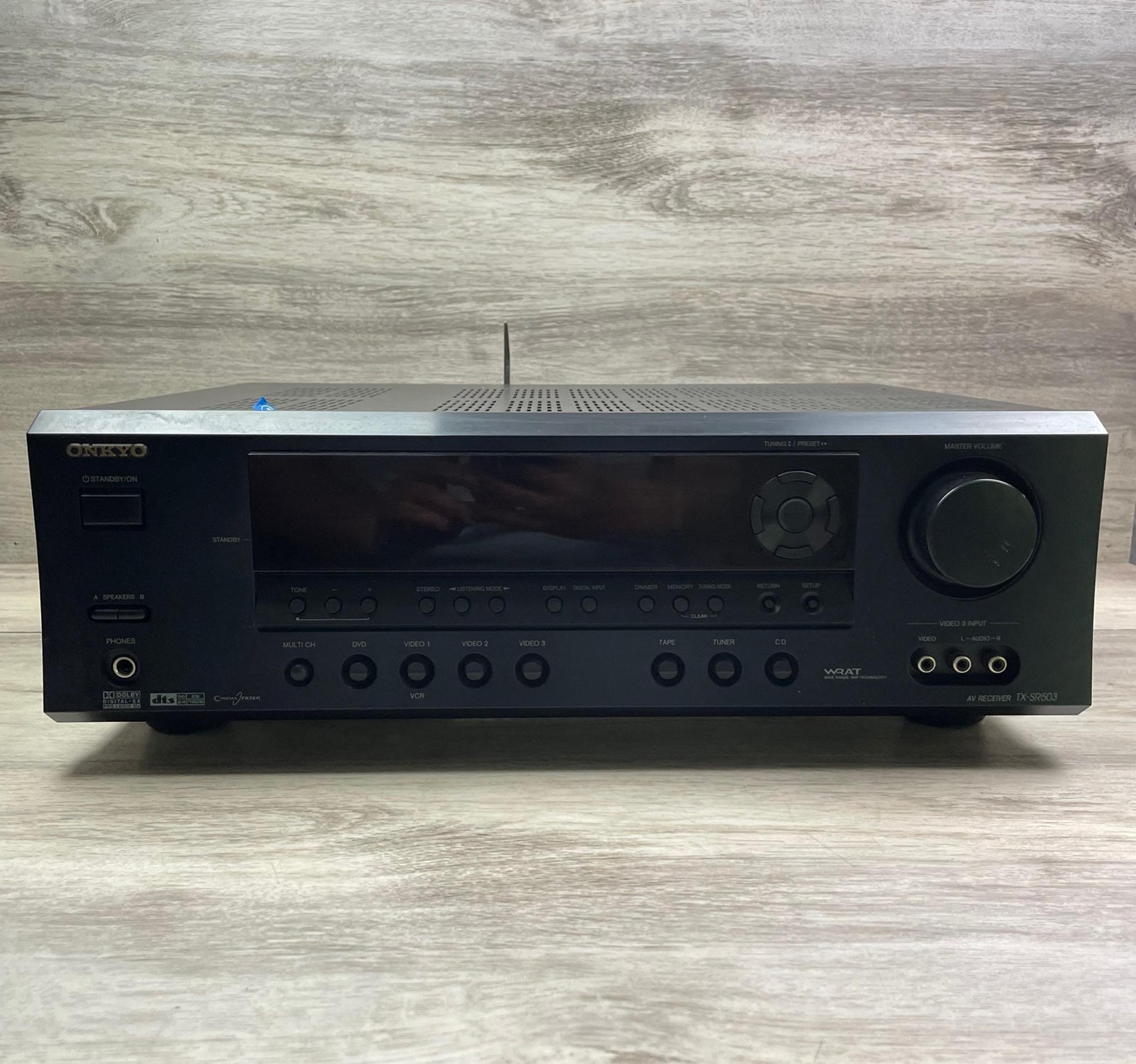 Onkyo TX-SR503 7-channel 8-ohm Dolby DTS AM/FM Home Theater A/V Receiver