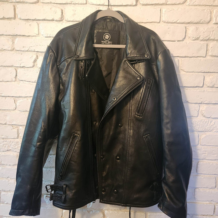 Whet Blue Domanico Leather Jacket