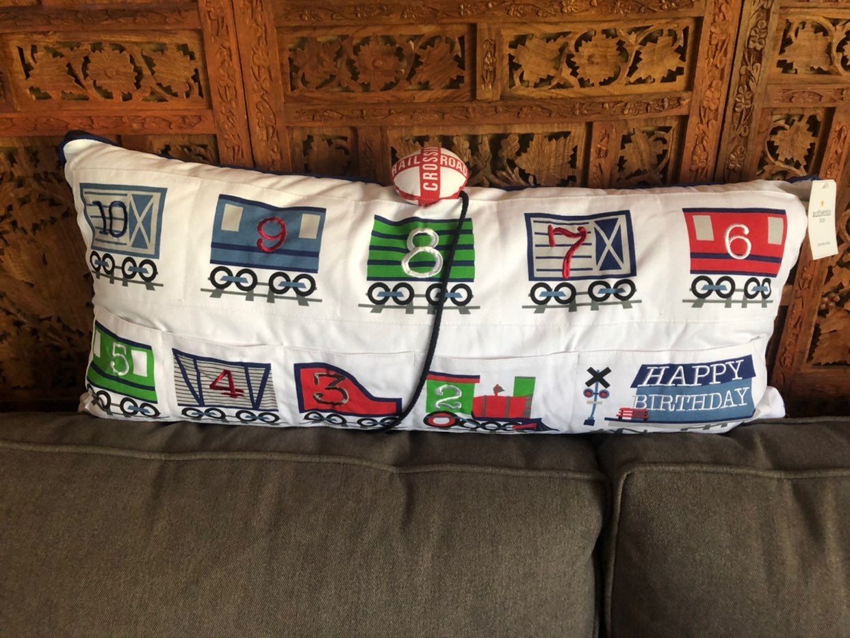 Happy Birthday Count Down Pillow New