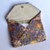 Japanese Silk Brocade Purse with Antique Chinese Green Jadeite Jade Button