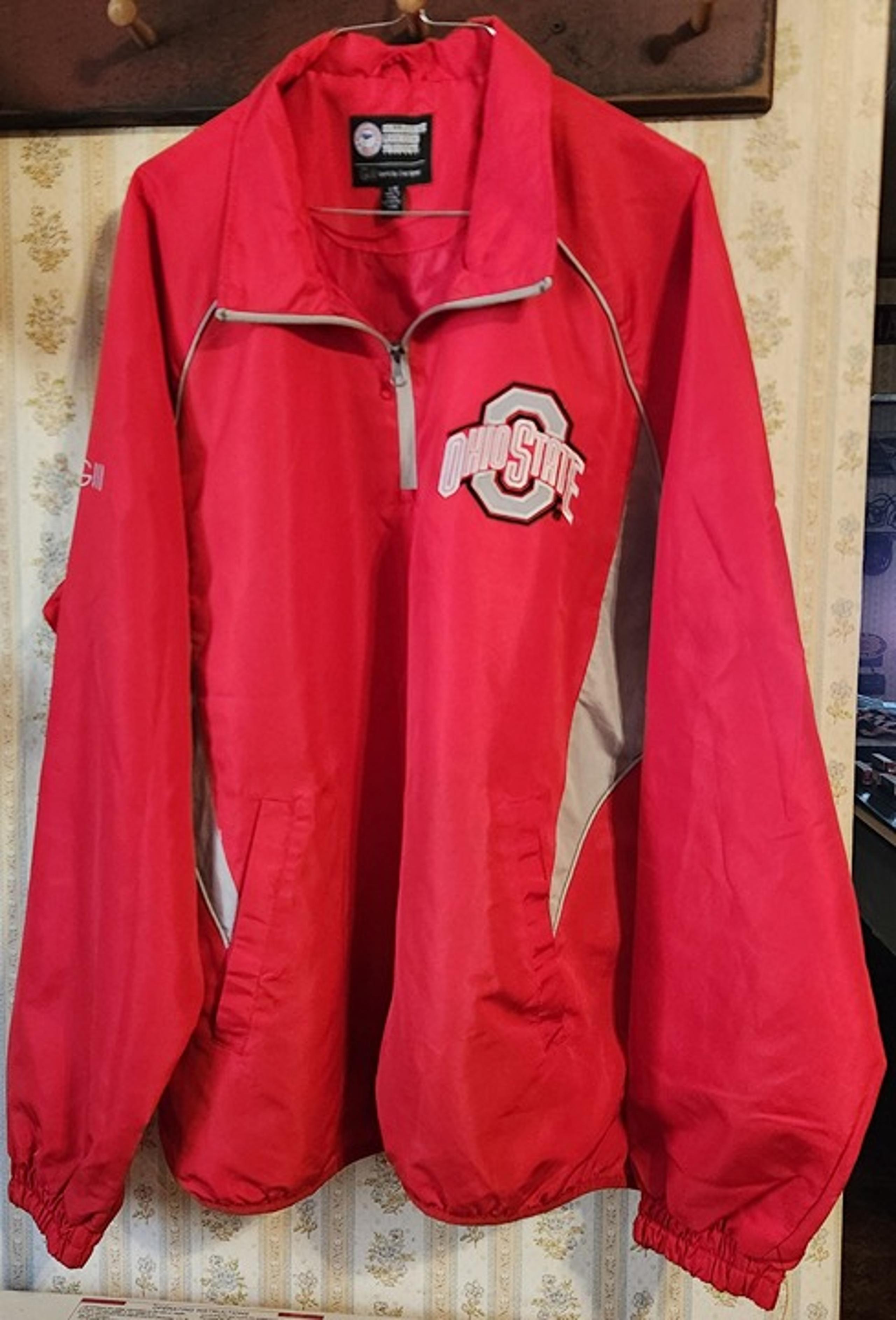 G-III by Carl Banks Ohio State Buckeyes L Men's Jacket Windbreaker Coat Rare