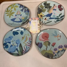 Alice and Wonderland plates