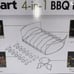 Cuisinart 4-in-1 BBQ Basket Rack Smoke Grill Beer Can Chicken Turkey Ribs Wings