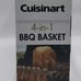 Cuisinart 4-in-1 BBQ Basket Rack Smoke Grill Beer Can Chicken Turkey Ribs Wings