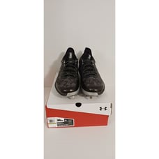 Under Armour Men's Harper 8 Low ST Baseball Size 14 Black/Green |3026588-001|