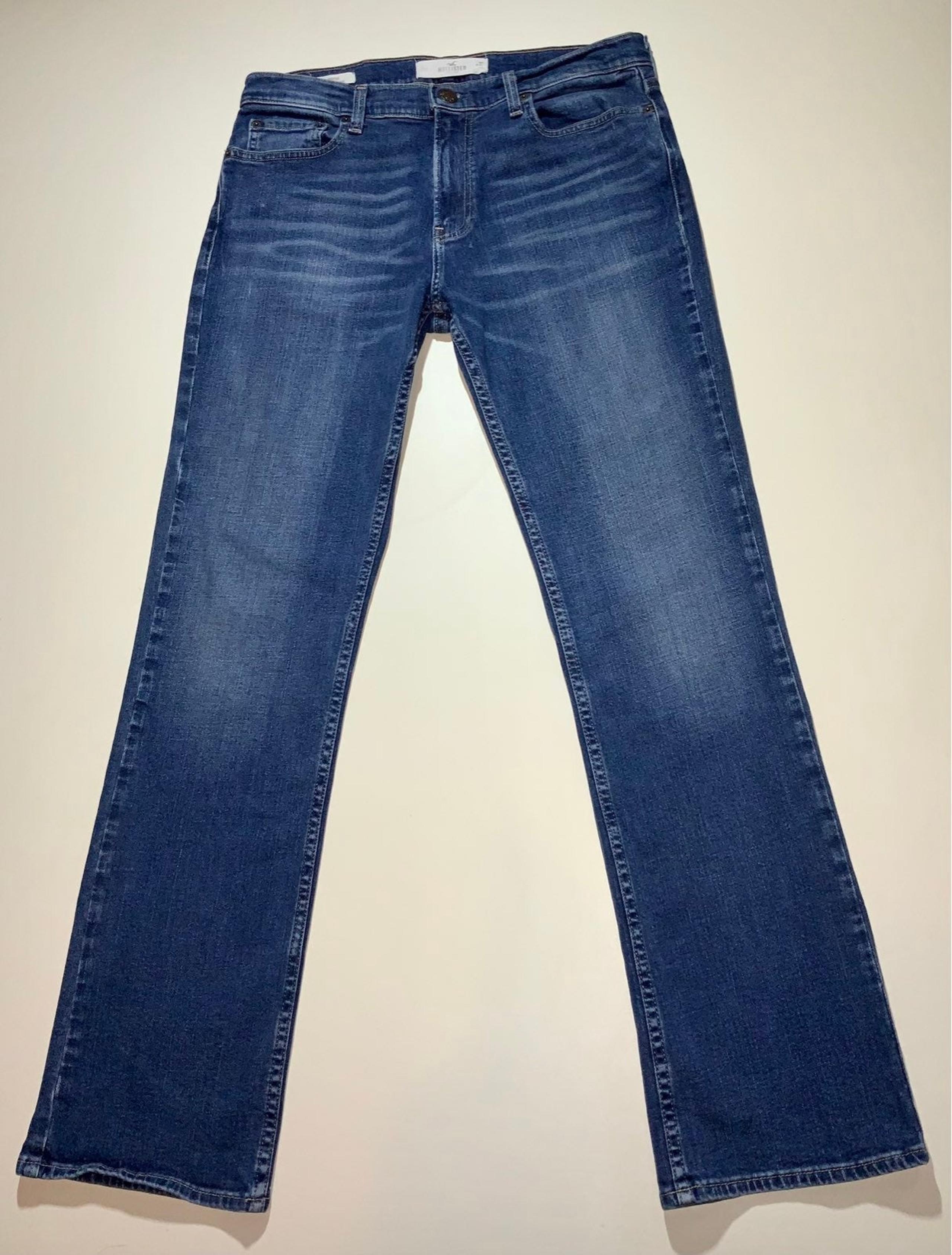 Hollister "Boot Cut" Epic Flex Blue Jeans/ Mens Sz. 33x32/ New Condition!!
