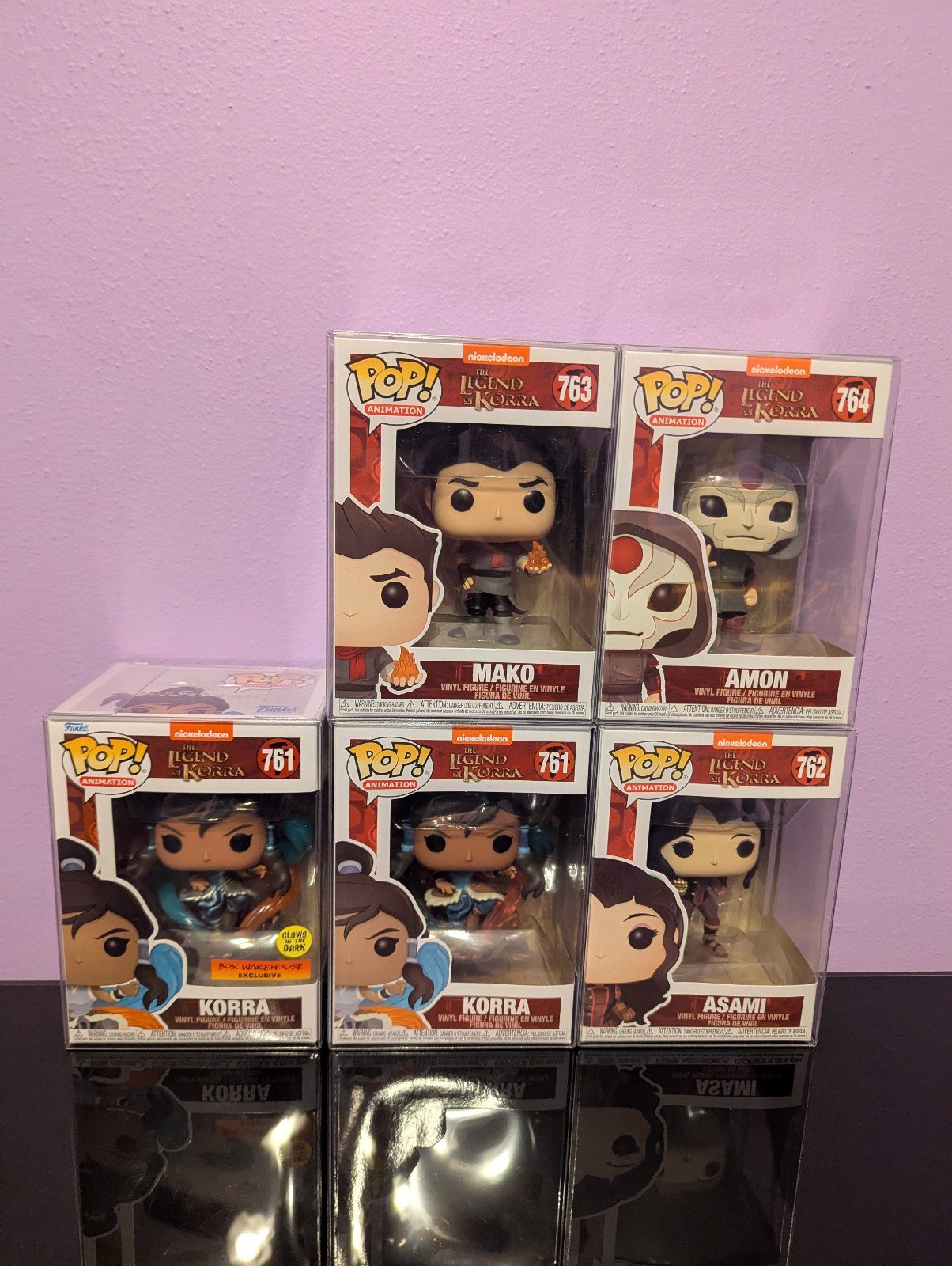 Funko Korra lot with protectors