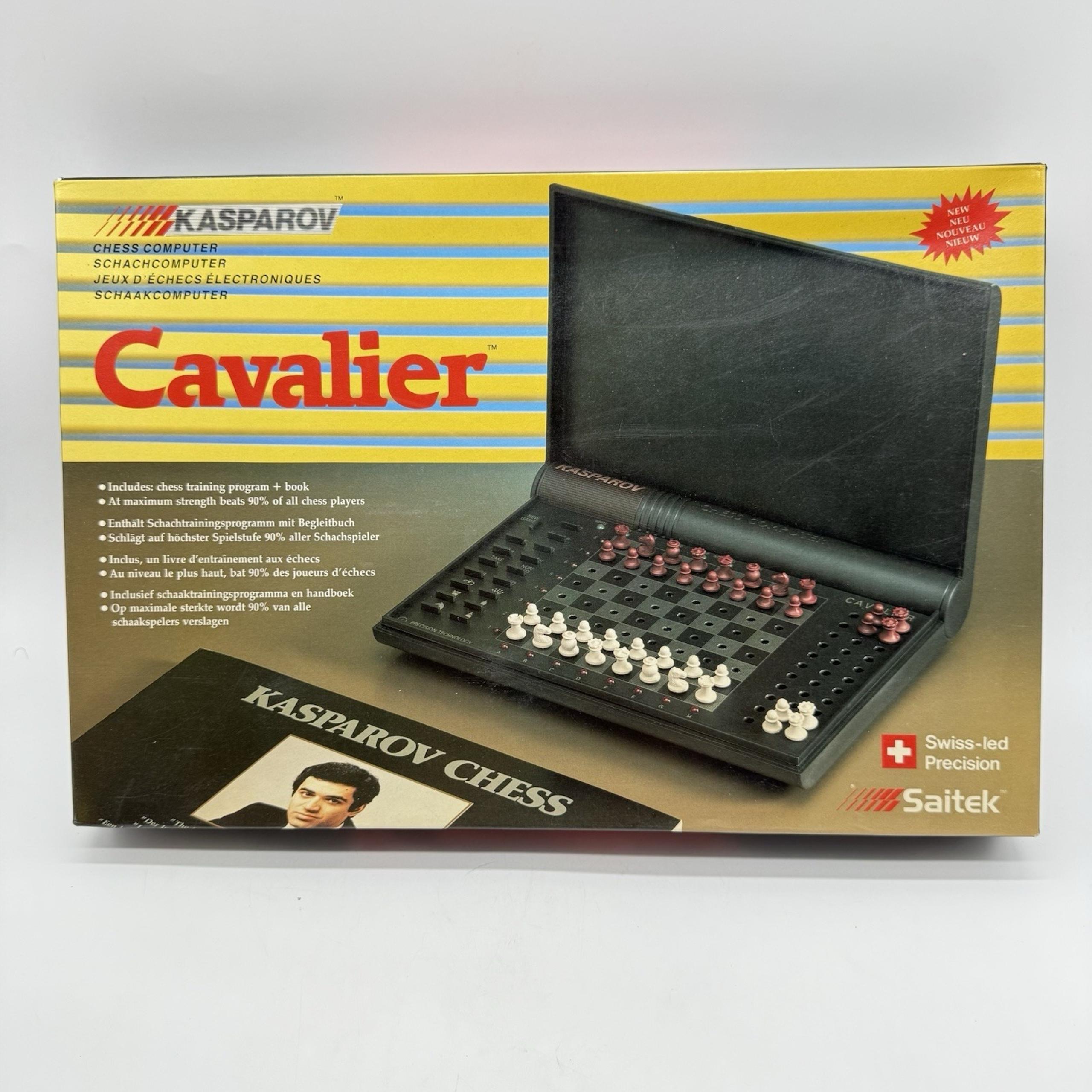 Saitek Kasparov Cavalier Chess Computer Tested Works Vintage 1988