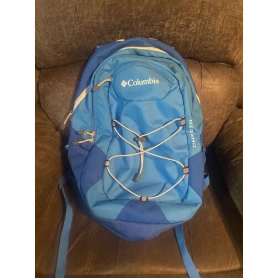 Columbia Backpack Hiking School Daypack NEOSHO EUC Bag Blue