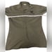 VTG US Military Shirt Army Green BTN Up AIR ASSAULT & Aircraft Crewman Badges