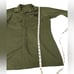 VTG US Military Shirt Army Green BTN Up AIR ASSAULT & Aircraft Crewman Badges