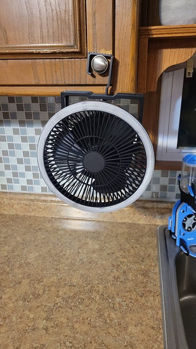 Camping Fan with Led Lantern 10000mAh 8inch Rechargeable