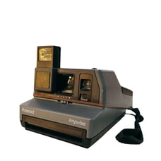 Vintage Polaroid 600 Impulse Lustre Gray Instant Film Camera