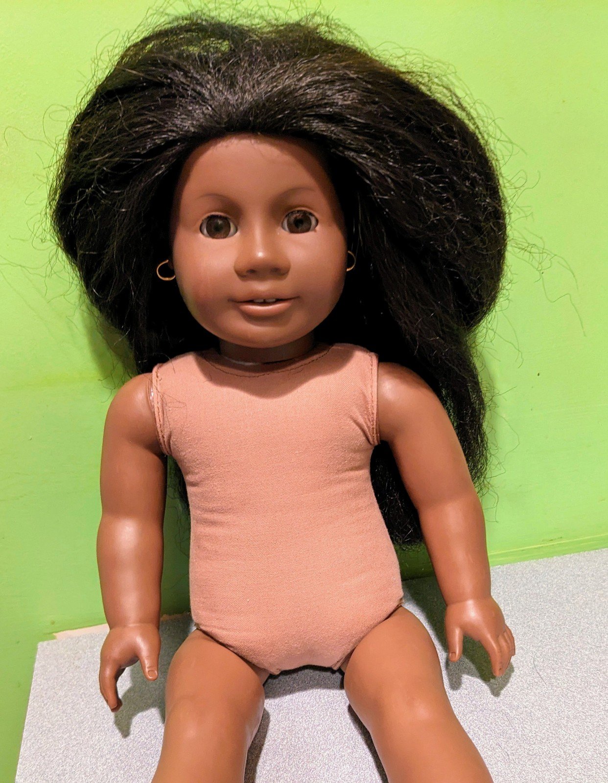 Pleasant Company American Girl Addy Walker 18 Doll 1990s African American Vtg