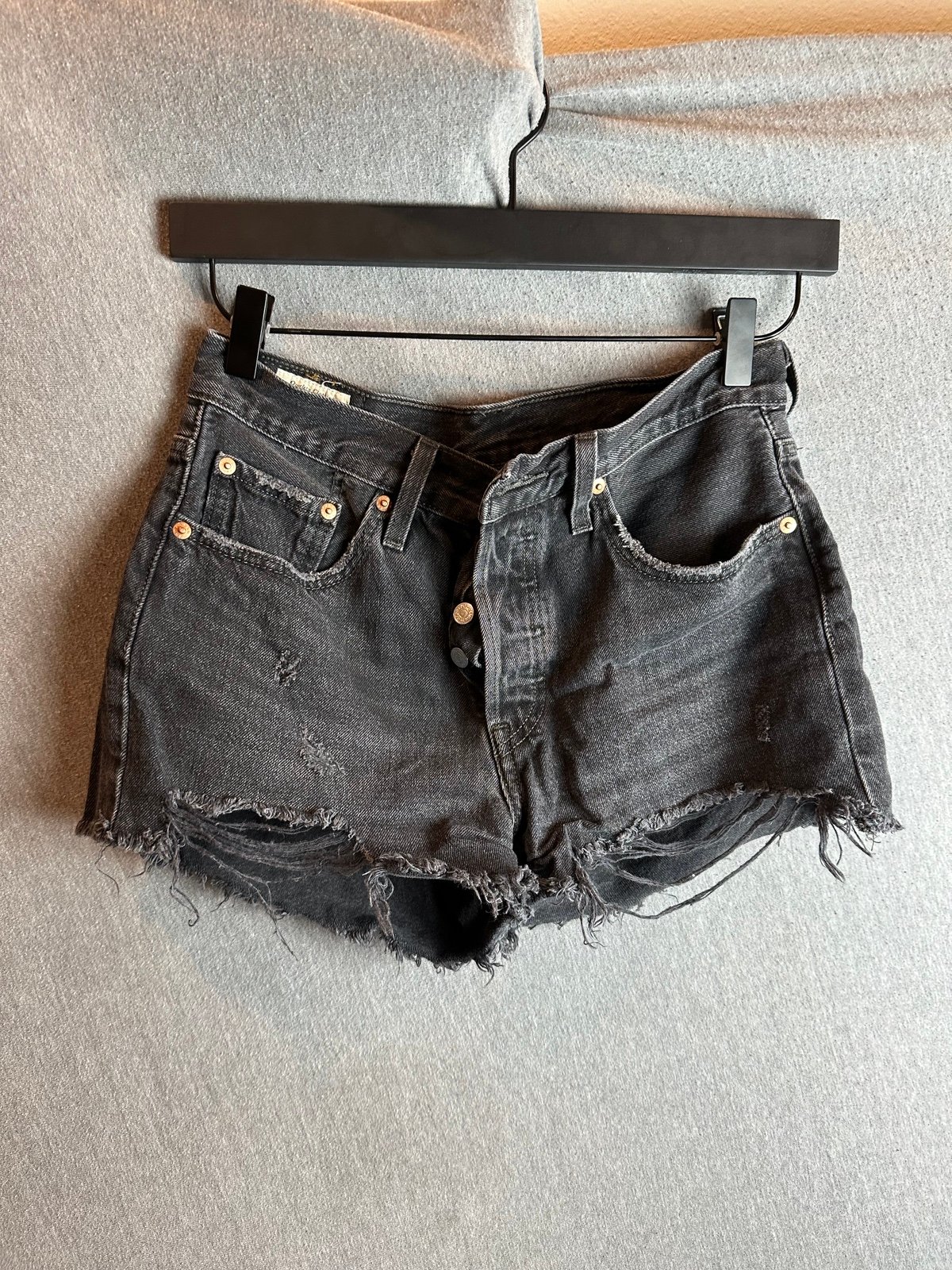 Levi’s 501 Black Shorts