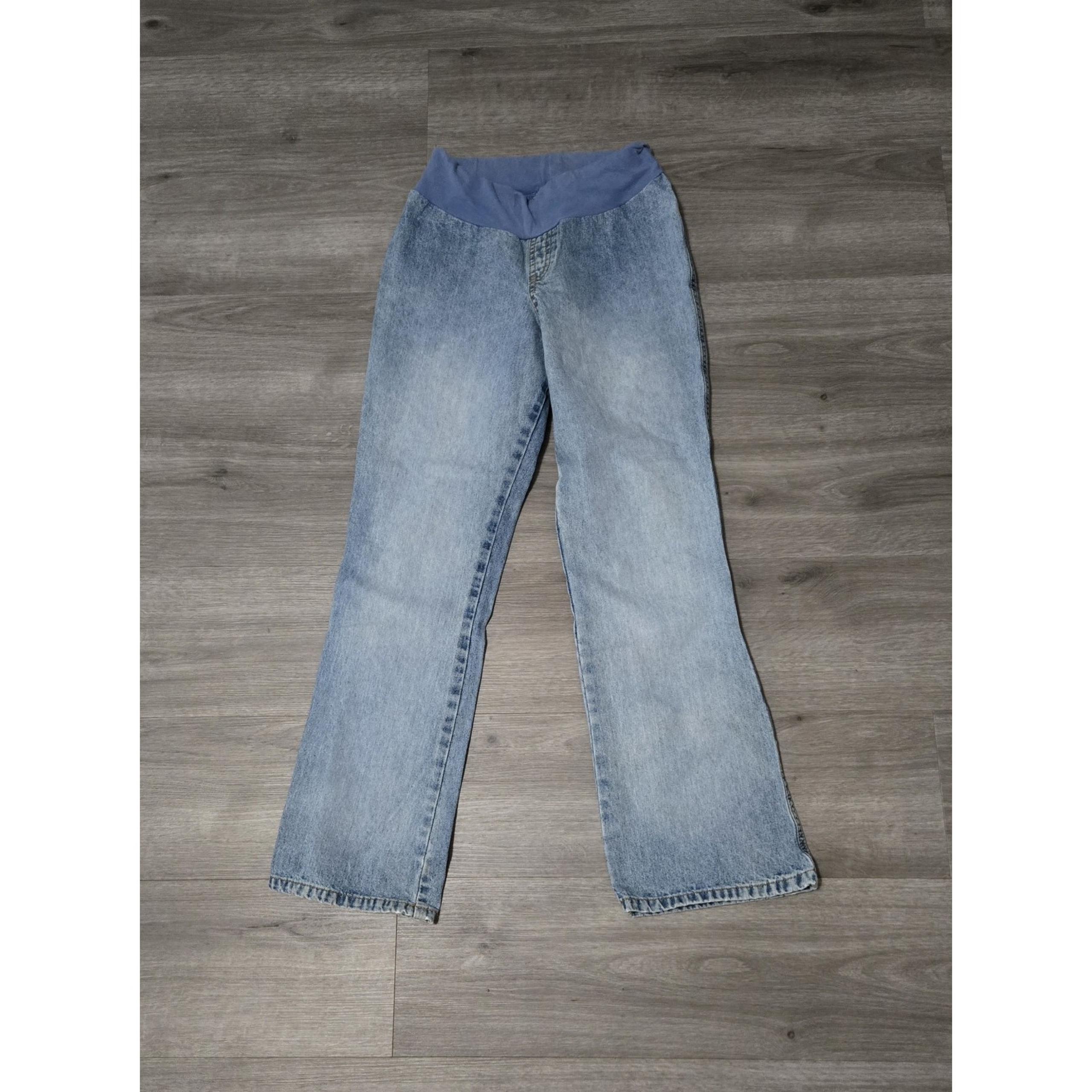 Women's Motherhood Maternity Jeans Size Medium Blue Comfort