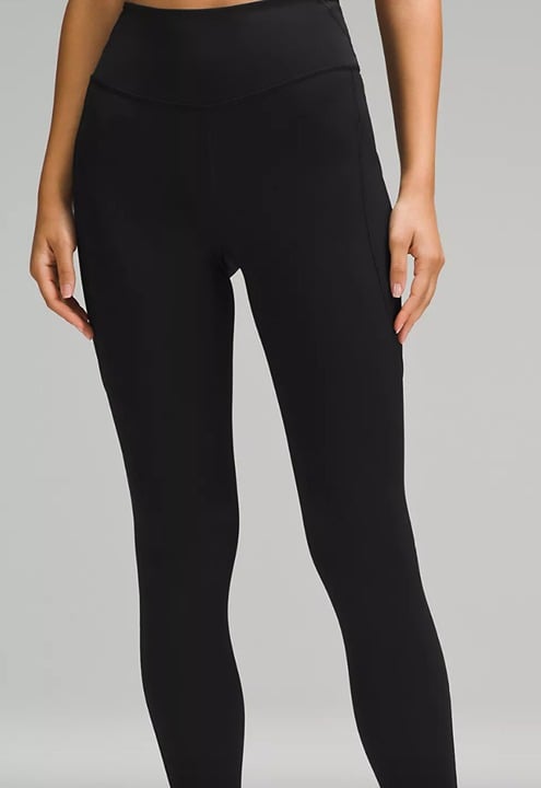 Lululemon Fast And Free HR Tight 28" Pockets - New With Tags Size 10 Black