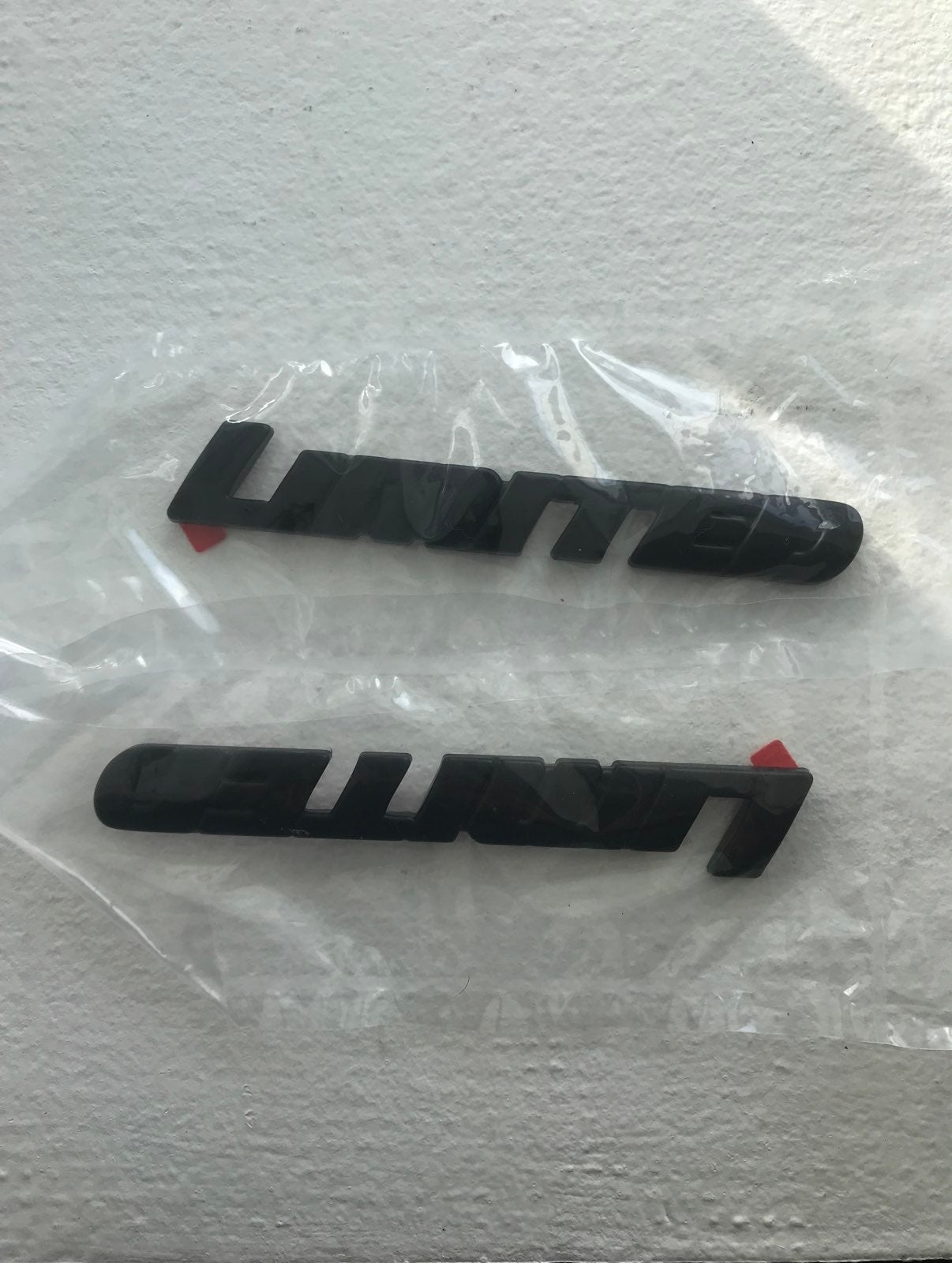 Blacked Toyota Limited badge