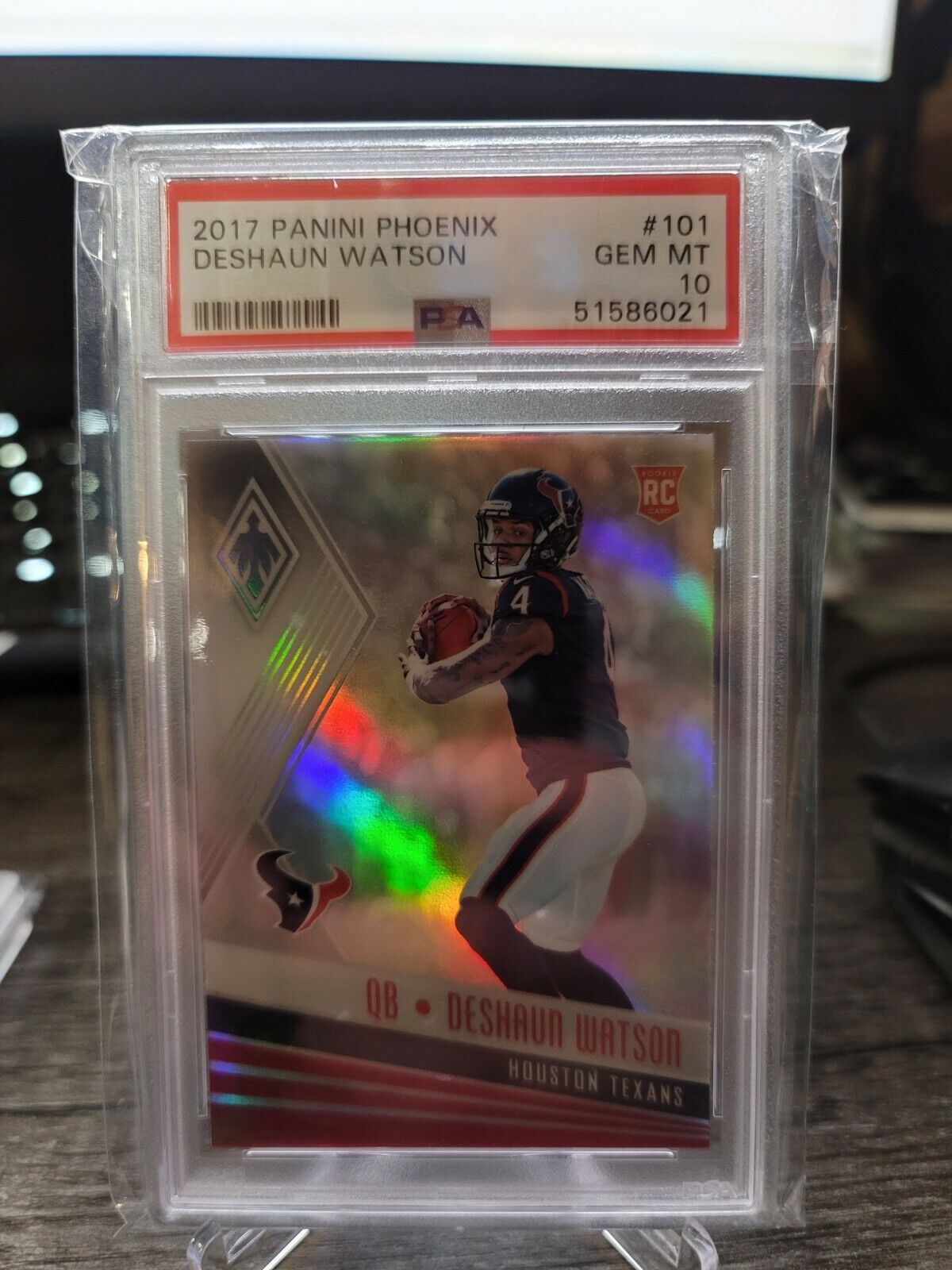 2017 Phoenix Deshaun Watson RC #101 PSA 10