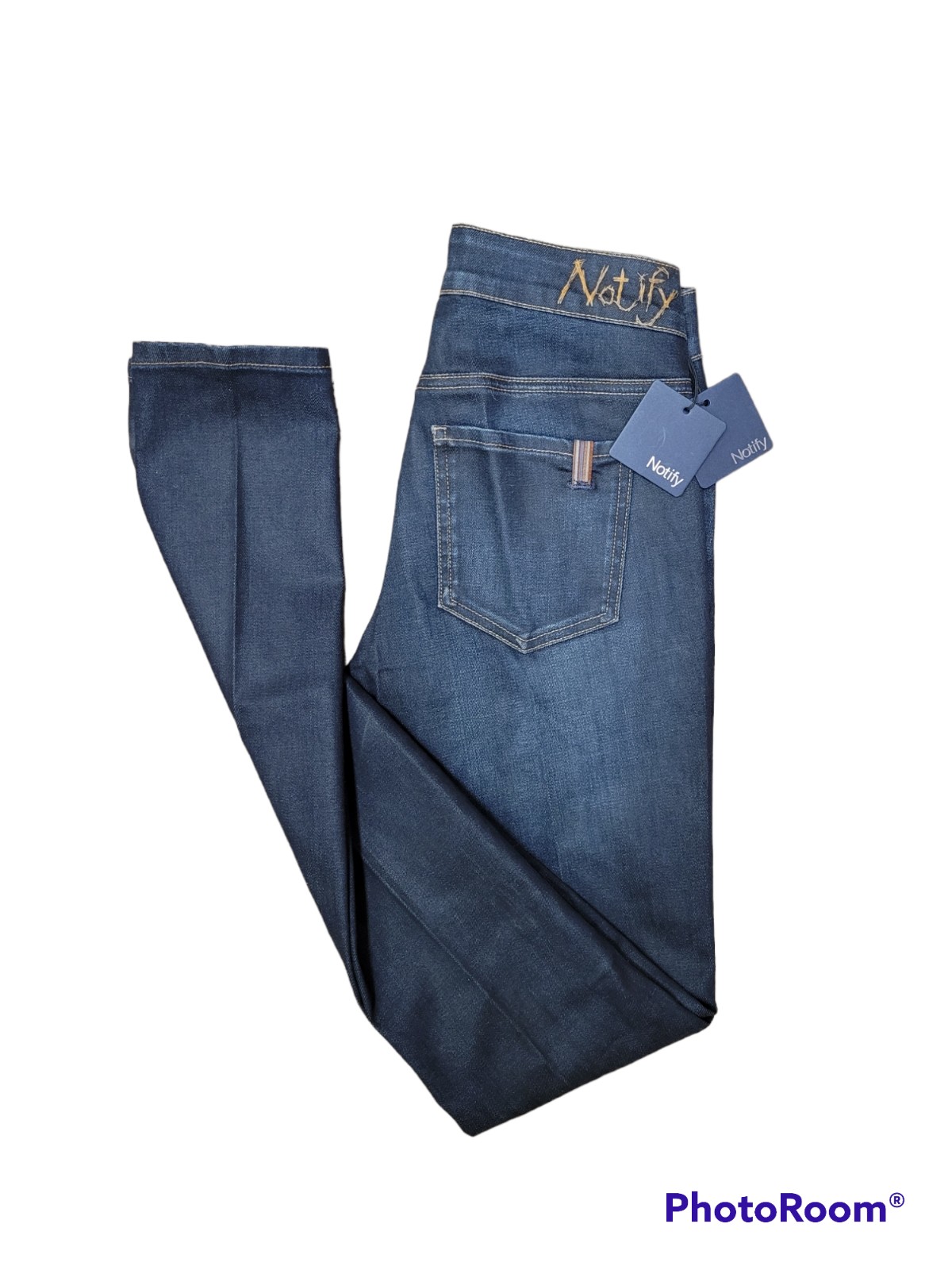 NWT! NOTIFY BAMBOO SKINNY JEANS-SIZE 25×34-ITALY