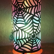 Web decor light lamp