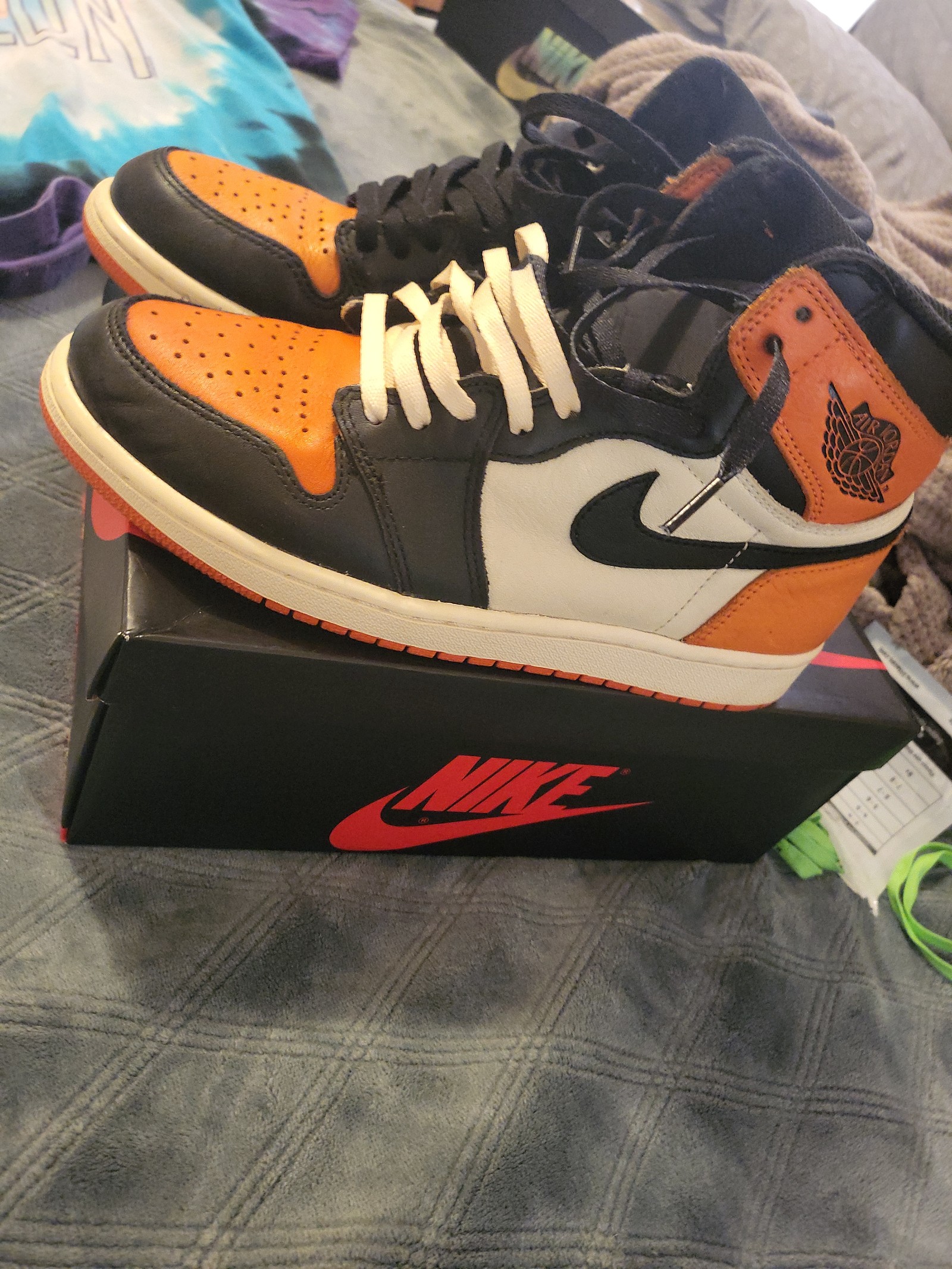 Air Jordan 1 shatterd backboard
