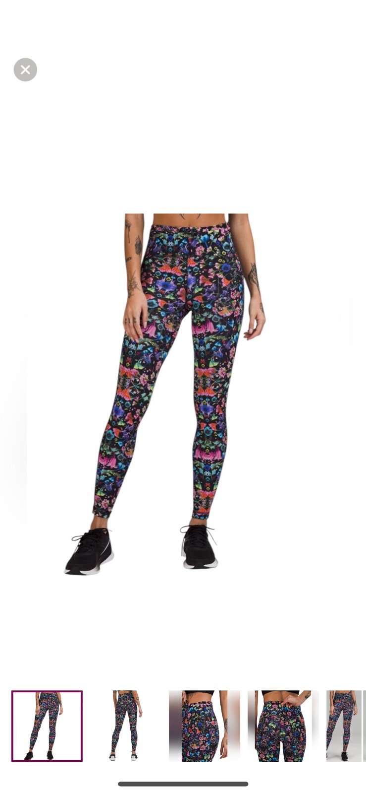 LULULEMON Swift Speed High-Rise Tight 28 Flowerscope Black Multi 128