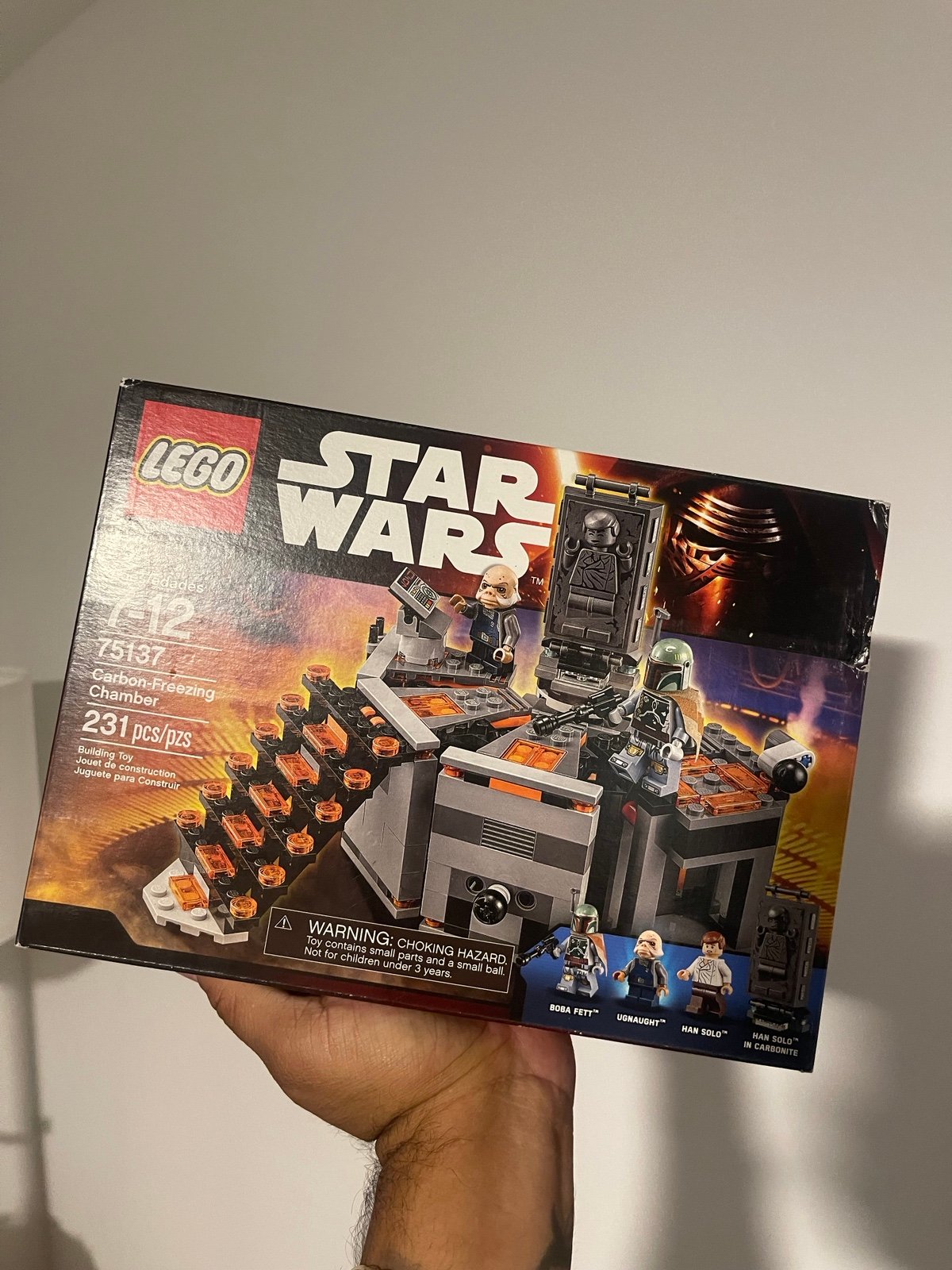 star wars 75137 carbon-freezing chamber Boba Fett Han Solo Carbonite