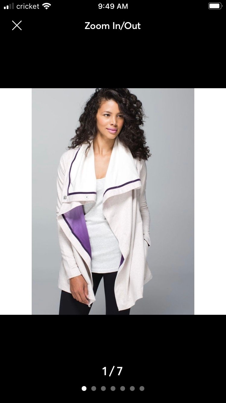 Lululemon Savasana wrap jacket