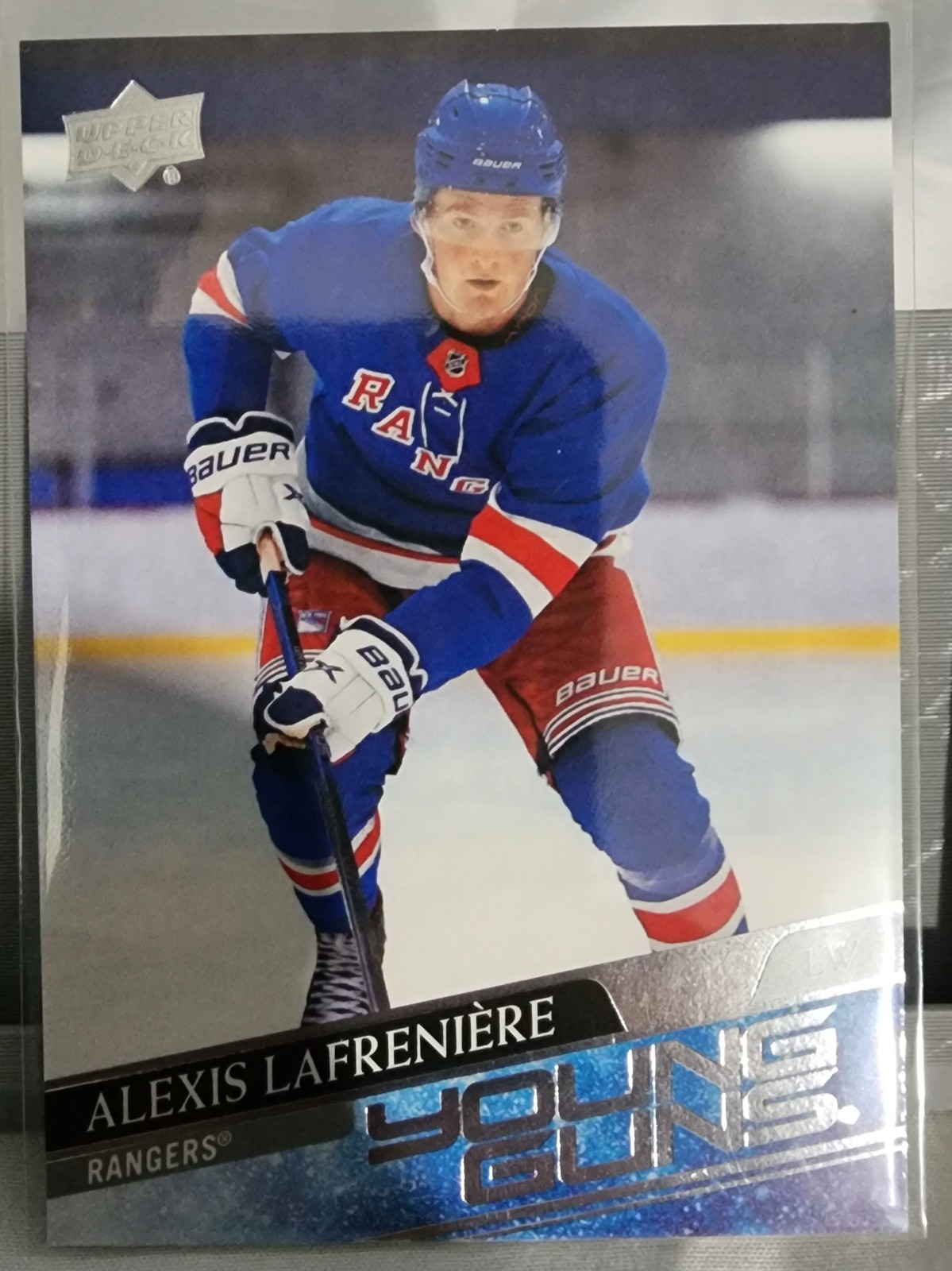 2020-21 Upper Deck Alexis LaFreniere YG Young Guns Rookie RC #201 Rangers *MINT