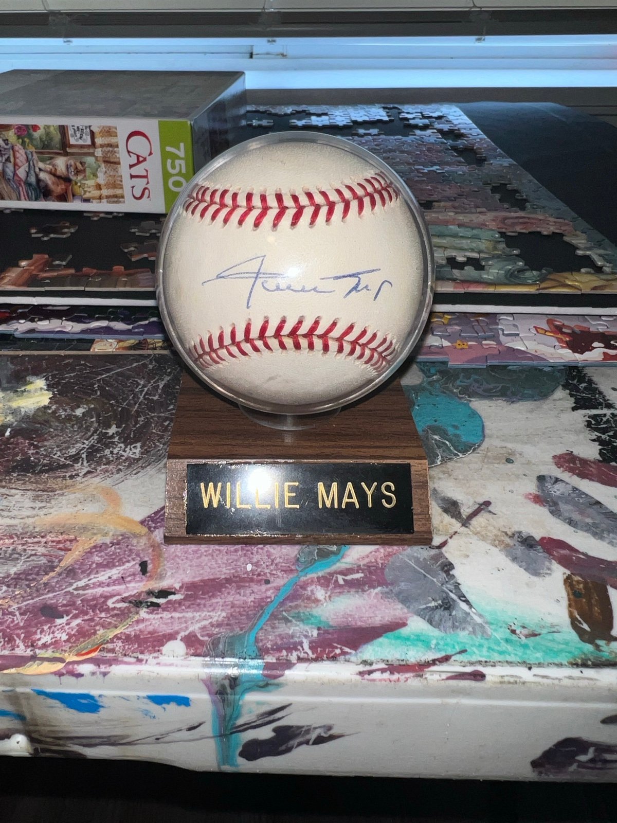 Willie Mays Autograph baseball