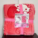 Hello Kitty Pink Bow Valentines Plush Blanket Twin