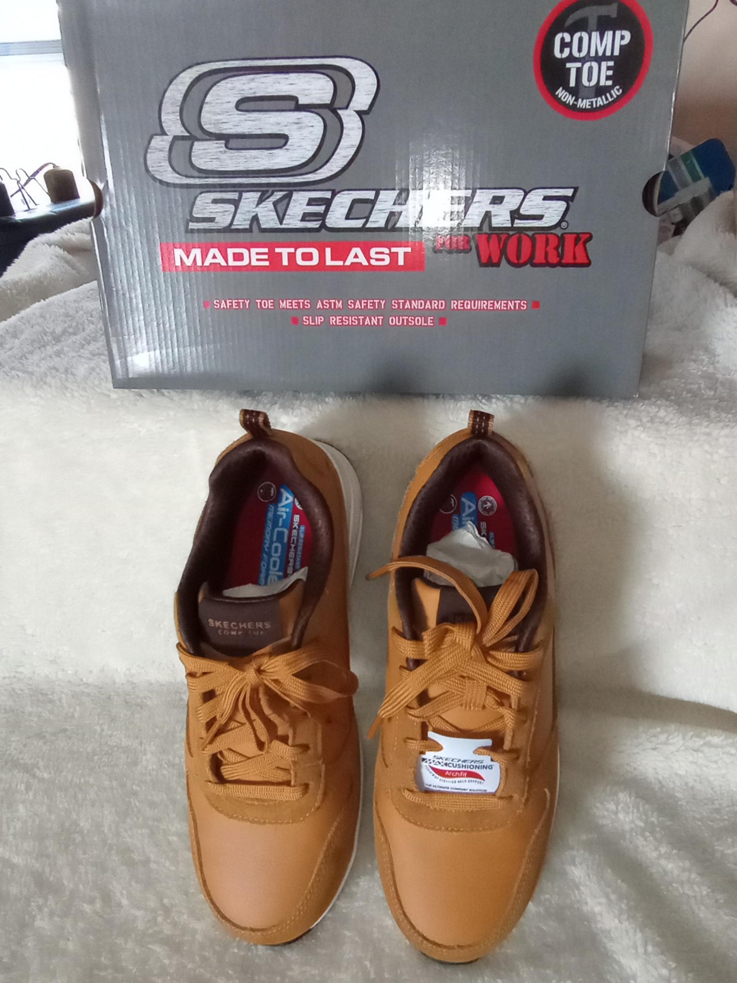 SKECHERS women's Work Uno SR - Elainy Comp Toe shoes