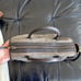 Madewell Womens The Camden Satchel Embossed Suede Zip Top Purse Boho Work RARE