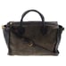 Madewell Womens The Camden Satchel Embossed Suede Zip Top Purse Boho Work RARE