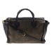 Madewell Womens The Camden Satchel Embossed Suede Zip Top Purse Boho Work RARE