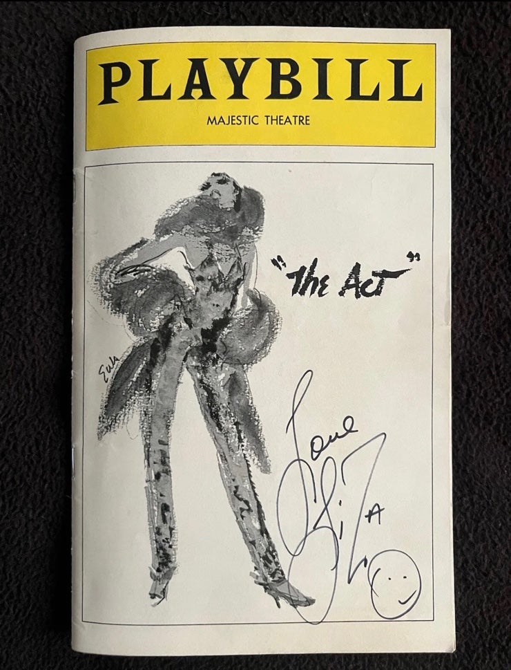 Liza Minnelli Signed Autographed OBC 1977 Playbill The Act on Broadway