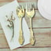 GEORGIAN HOUSE Serving Forks TOWLE GOLDEN CHAMPLAIN STAINLESS FLATWARE ROSES